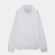MARKAWARE ORGANIC COTTON HEAVY FLEECE QUATER ZIP PULL OVER