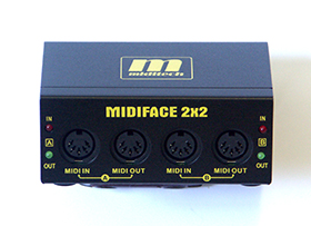 MIDIFACE_2x2 Midiインターフェース