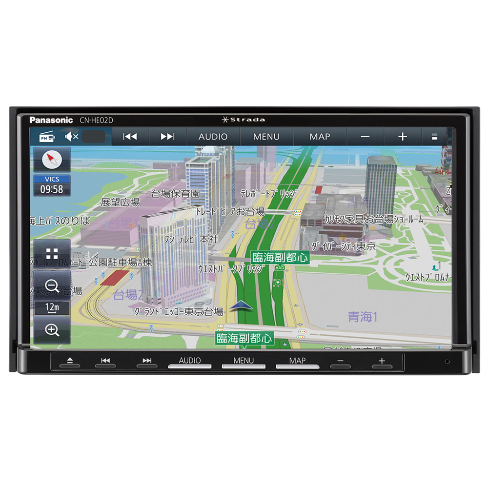 【送料無料】パナソニック(Panasonic) ストラーダ 7インチ CN-HE02D