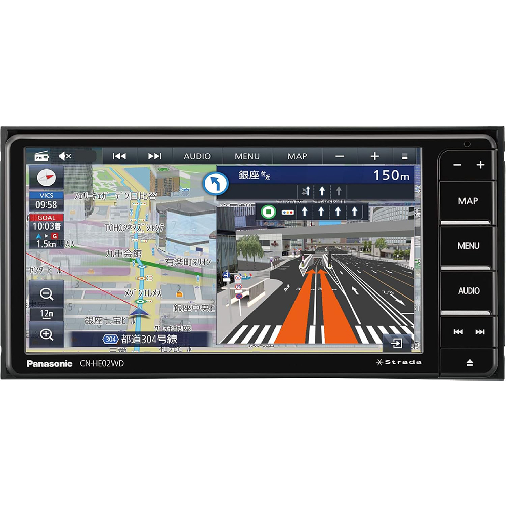【送料無料】パナソニック(Panasonic) ストラーダ 7インチ ワイド CN-HE02WD
