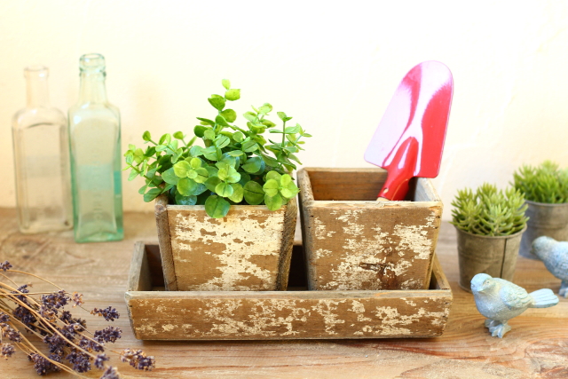 シャビーブロカント2プランターセット