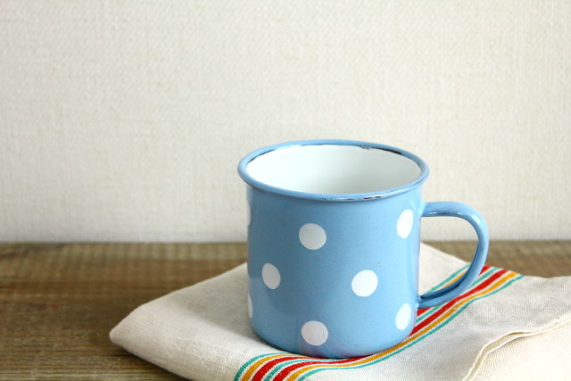 琺瑯ドットマグ/ブルー