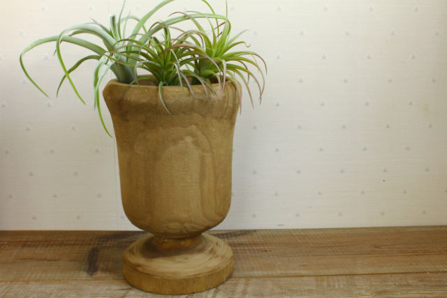 カービングカップ 木製鉢 鉢カバー