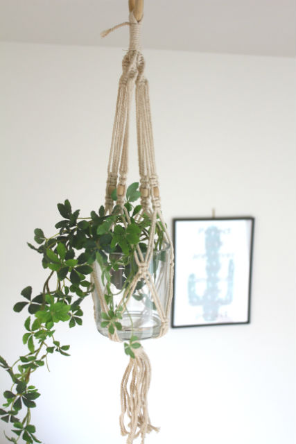 マクラメロープハンギング