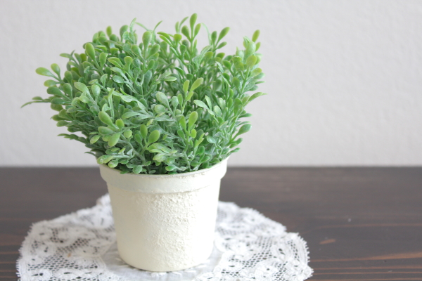 ライトグリーンリーフポット