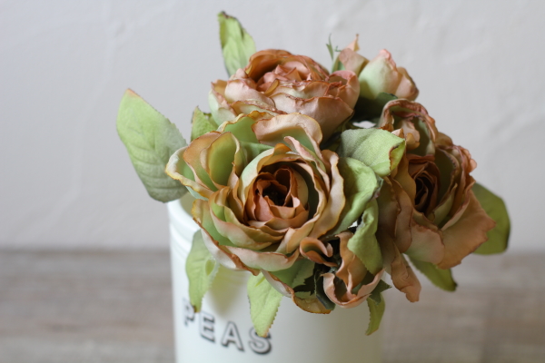 ドラマチックローズブーケ/グリーンブラウン