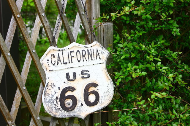 ６６ナンバープレート