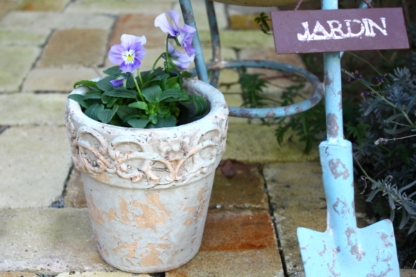 エリセサークルテラコッタポットS