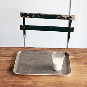 fog リネンコーティングトレイＭ/ナチュラル