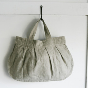 fog*リネンラウンドバッグ・ナチュラル