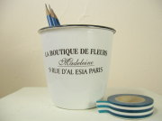 エナメルフルールポットＬ【50％OFF】