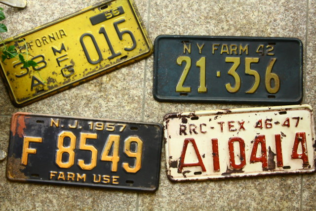 GAREナンバーティンプレート