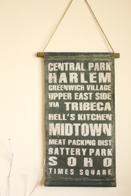 ヴィンテージサインタペストリー