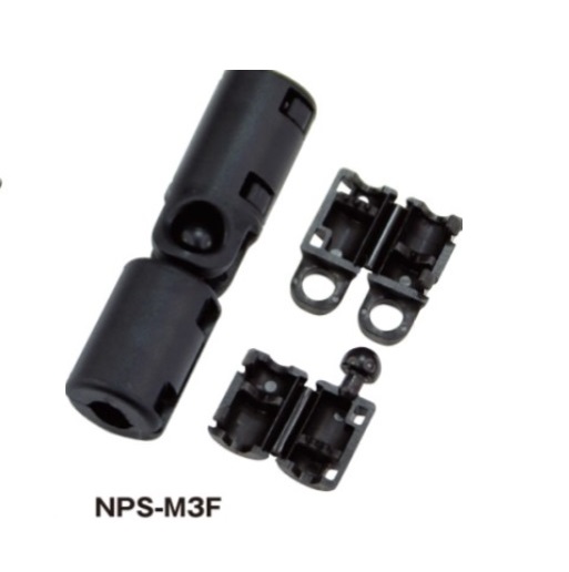 日本製 NPS-M3F NPS-M5F 丸紐用 (径 3mm から5mm用) 安全バックル プラスチック 危険防止パーツ ネックストラップ用 セーフティバックル。径3mm から5mm用サイズ マーゼンプロダクツ  安全コネクター A06500
