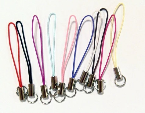 ストラップ用金具　2重リングつき　携帯ストラップ金具シルバー カラー ストラップ スマホ　S40000