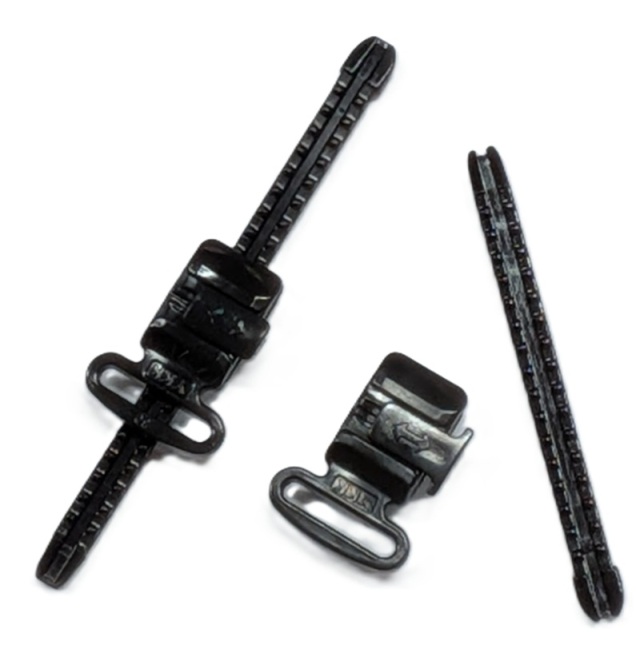 YKK 5BS 3BR ベルト アジャスターバックルレールセット スライド式