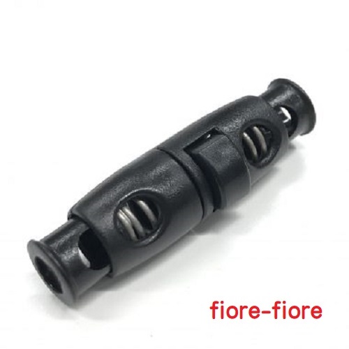 ニフコ nifco 3～5mmマルゴム、マルコード用 コードロック JC1S クロ メタルコイル コードストッパー JC1Sシリーズ