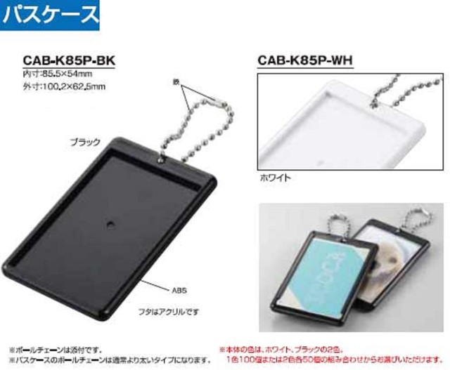 ハメパチ　バラエティ　パスケース　CAB-K85P(PAS)