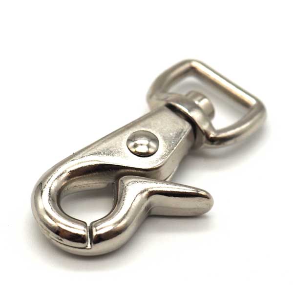 小レバー付きナスカン(小レバーナスカン）平テープ用