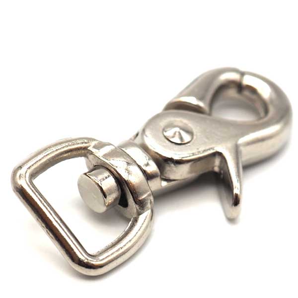 小レバー付きナスカン(小レバーナスカン）平テープ用