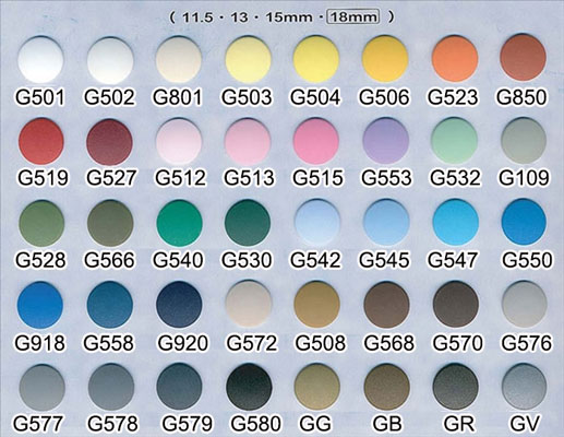 プラスチックホック カラー 13ミリサイズ SG-600シリーズ サングリップ 日本製
