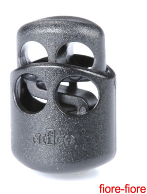 ニフコ nifco コードロックコードストッパー プラスチックコイル(CL24-PS) メタルコイル(CL24-MS)  3ミリ径のマルヒモ、マルゴム用、カラーはクロがあります。