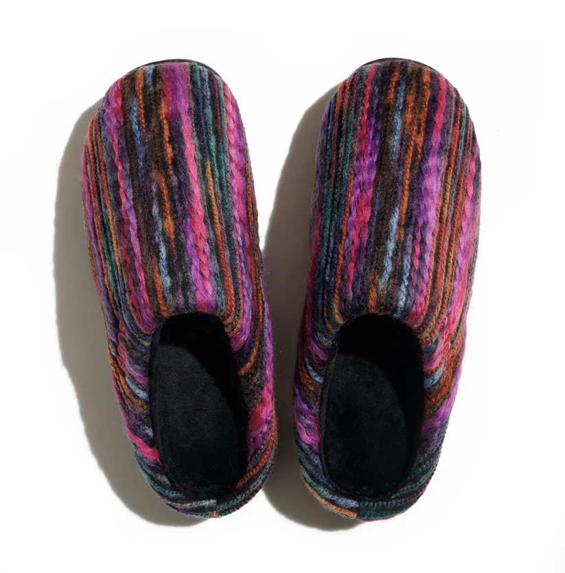 SUBU【Dots　コスミックウェーブ】 スブ 冬のサンダル 暖かいサンダル スリッパ アウトドア 起毛 低反発 WINTER SANDAL 秋冬 防寒