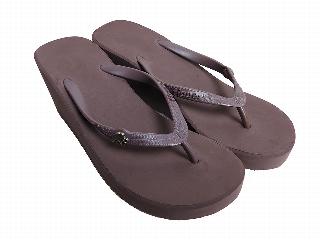 fipper WEDGES(フィッパー ウェッジス) 【FJ07-E02】 レディース 女性 ビーチサンダル 単色カラー シンプルデザイン　シルバーチャーム