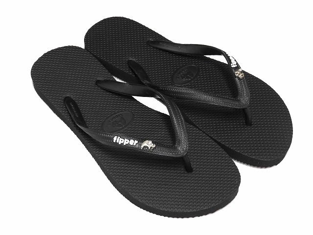 fipper GLITTER(フィッパー グリッター) 【FJ08-G01】 レディース 女性 ビーチサンダル 天然ゴム シルバーチャームトング 単色カラー シンプルデザイン【NEWCOLOR】