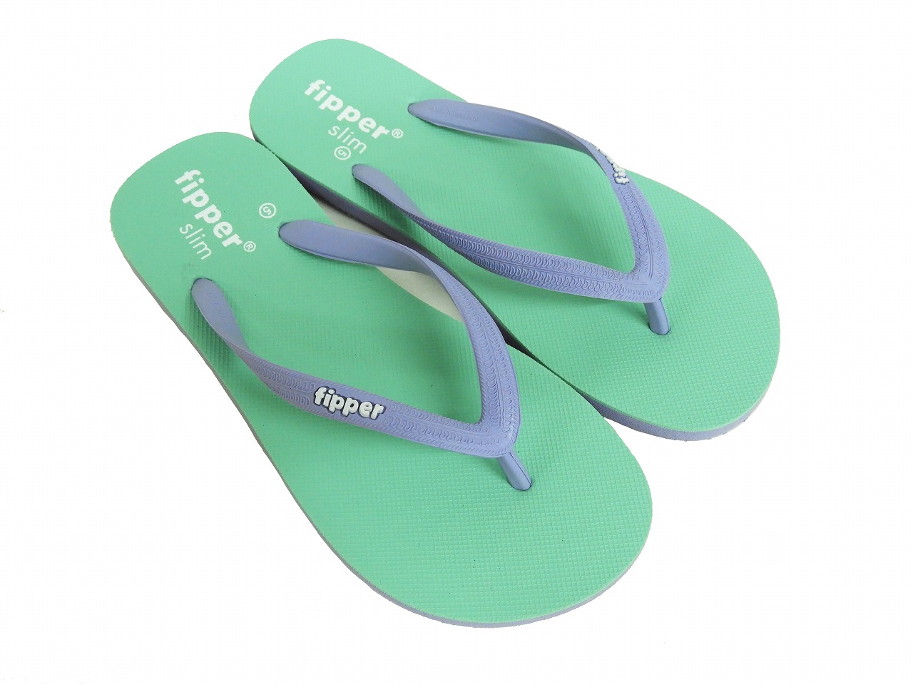 【FJ12-SM01】fipper SLIM(スリム) 　TURQUOISE (DOWNY)/ PURPLE (COLD)　天然ゴム