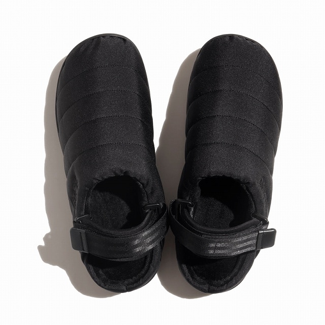 SUBU【NANNEN+H　ブラック】 スブ 冬のサンダル 暖かいサンダル スリッパ アウトドア 起毛 低反発 WINTER SANDAL 秋冬 防寒
