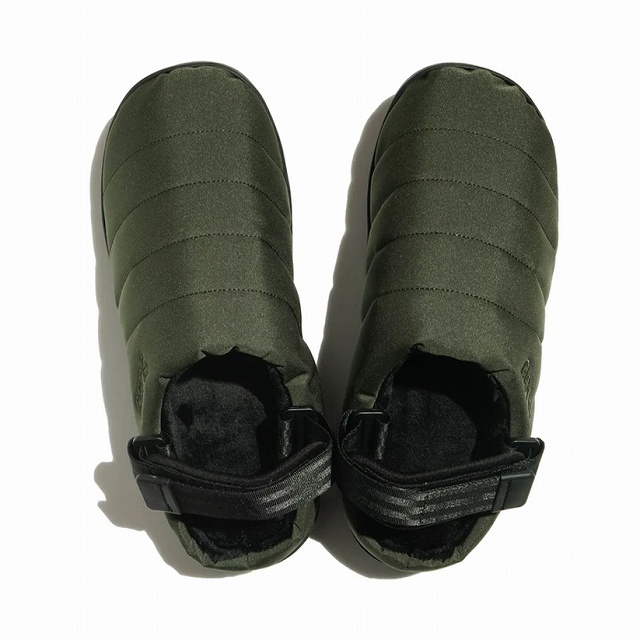 SUBU【NANNEN+H　カーキ】 スブ 冬のサンダル 暖かいサンダル スリッパ アウトドア 起毛 低反発 WINTER SANDAL 秋冬 防寒