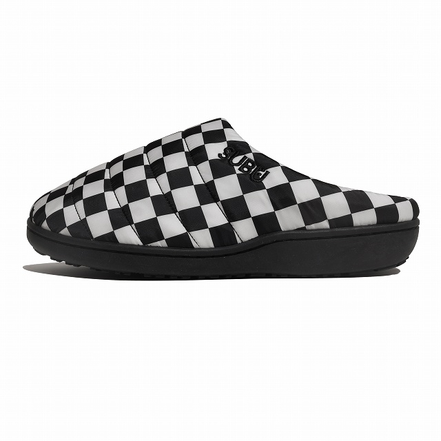 SUBU【ORIGINALS　チェッカー】 スブ 冬のサンダル 暖かいサンダル スリッパ アウトドア 起毛 低反発 WINTER SANDAL 秋冬 防寒