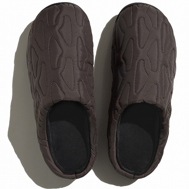 SUBU【ORIGINALS Outline　ダークブラウン】 スブ 冬のサンダル 暖かいサンダル スリッパ アウトドア 起毛 低反発 WINTER SANDAL 秋冬 防寒