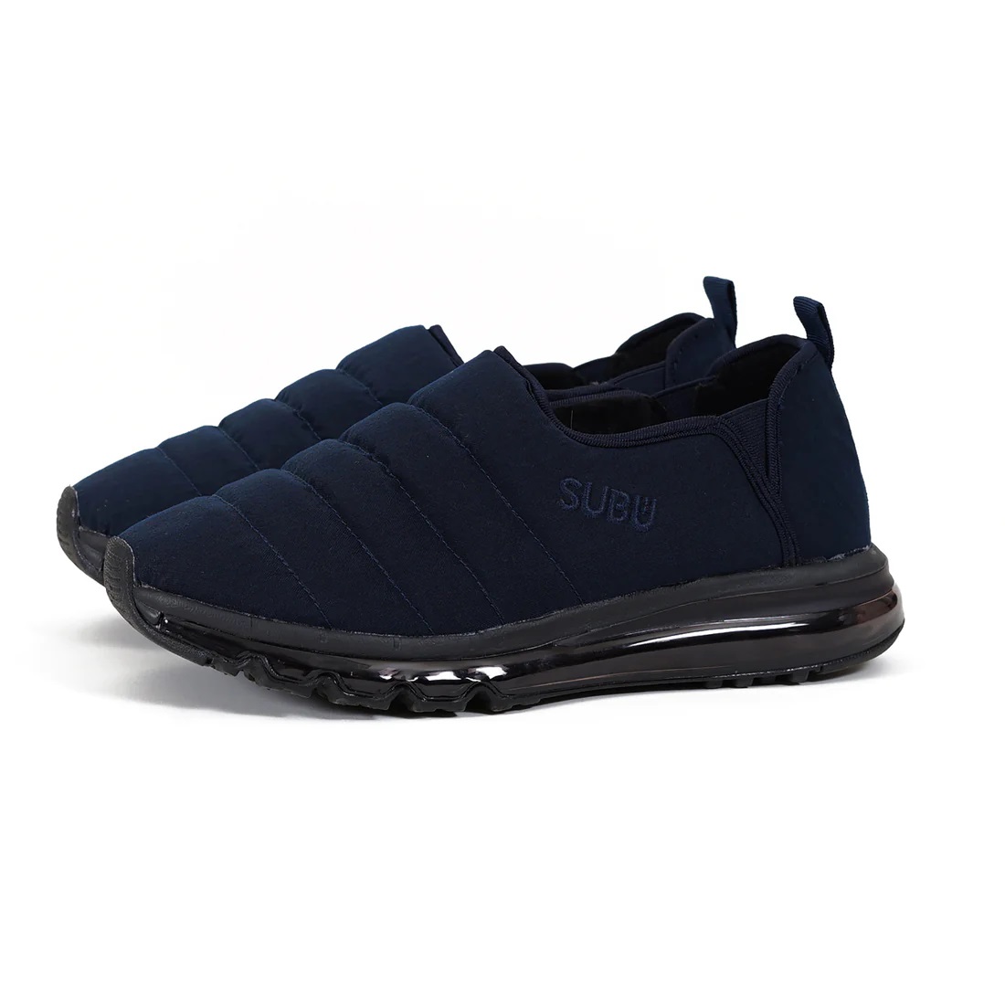 SUBU【amp2　ネイビー】 スブ 冬のサンダル 暖かいサンダル スリッパ アウトドア 起毛 低反発 WINTER SANDAL 秋冬 防寒