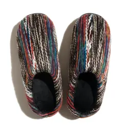 SUBU【Dots　カレイドスコープ】 スブ 冬のサンダル 暖かいサンダル スリッパ アウトドア 起毛 低反発 WINTER SANDAL 秋冬 防寒