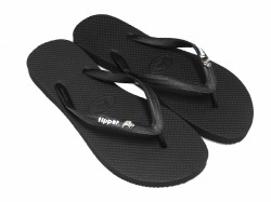 fipper GLITTER(フィッパー グリッター) 【FJ08-G01】 レディース 女性 ビーチサンダル 天然ゴム シルバーチャームトング 単色カラー シンプルデザイン【NEWCOLOR】