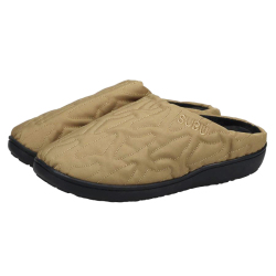 SUBU【NANNEN Outline　コヨーテ】 スブ 冬のサンダル 暖かいサンダル スリッパ アウトドア 難燃 起毛 低反発 WINTER SANDAL 秋冬 防寒