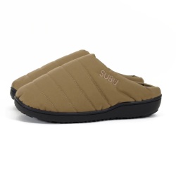 SUBU【NANNEN　コヨーテ】 スブ 冬のサンダル 暖かいサンダル スリッパ アウトドア 難燃 起毛 低反発 WINTER SANDAL 秋冬 防寒