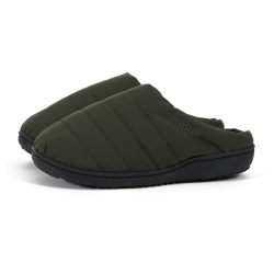 SUBU【NANNEN　カーキ】 スブ 冬のサンダル 暖かいサンダル スリッパ アウトドア 難燃 起毛 低反発 WINTER SANDAL 秋冬 防寒