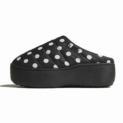 SUBU【PLATFORM　ドット】 スブ 冬のサンダル 暖かいサンダル スリッパ アウトドア 起毛 低反発 WINTER SANDAL 秋冬 防寒