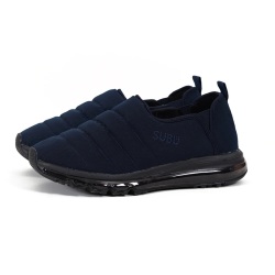 SUBU【amp2　ネイビー】 スブ 冬のサンダル 暖かいサンダル スリッパ アウトドア 起毛 低反発 WINTER SANDAL 秋冬 防寒