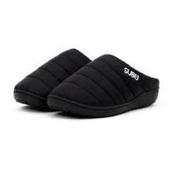 SUBU【PARMANENT　ブラック】 スブ 冬のサンダル 暖かいサンダル スリッパ アウトドア 起毛 低反発 WINTER SANDAL 秋冬 防寒