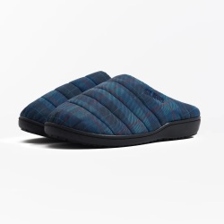 SUBU【PARMANENT　タータンチェック】 スブ 冬のサンダル 暖かいサンダル スリッパ アウトドア 起毛 低反発 WINTER SANDAL 秋冬 防寒