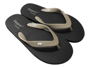 【FJ13-CY06】fipper COMFY（コンフィー)　BLACK /  KHAKIS(LIGHT)　天然ゴム