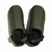 SUBU【NANNEN+H　カーキ】 スブ 冬のサンダル 暖かいサンダル スリッパ アウトドア 起毛 低反発 WINTER SANDAL 秋冬 防寒