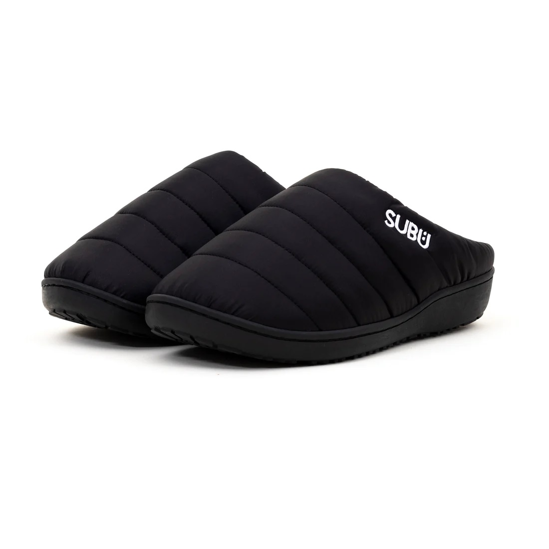 SUBU【PARMANENT　ブラック】 スブ 冬のサンダル 暖かいサンダル スリッパ アウトドア 起毛 低反発 WINTER SANDAL 秋冬 防寒