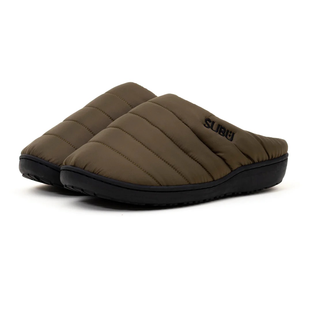 SUBU【PARMANENT　マウンテンカーキ】 スブ 冬のサンダル 暖かいサンダル スリッパ アウトドア 起毛 低反発 WINTER SANDAL 秋冬 防寒