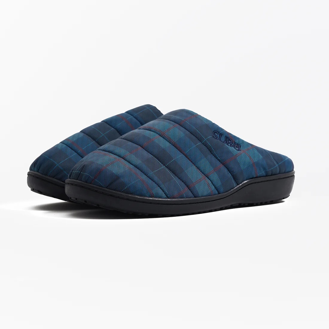 SUBU【PARMANENT　タータンチェック】 スブ 冬のサンダル 暖かいサンダル スリッパ アウトドア 起毛 低反発 WINTER SANDAL 秋冬 防寒