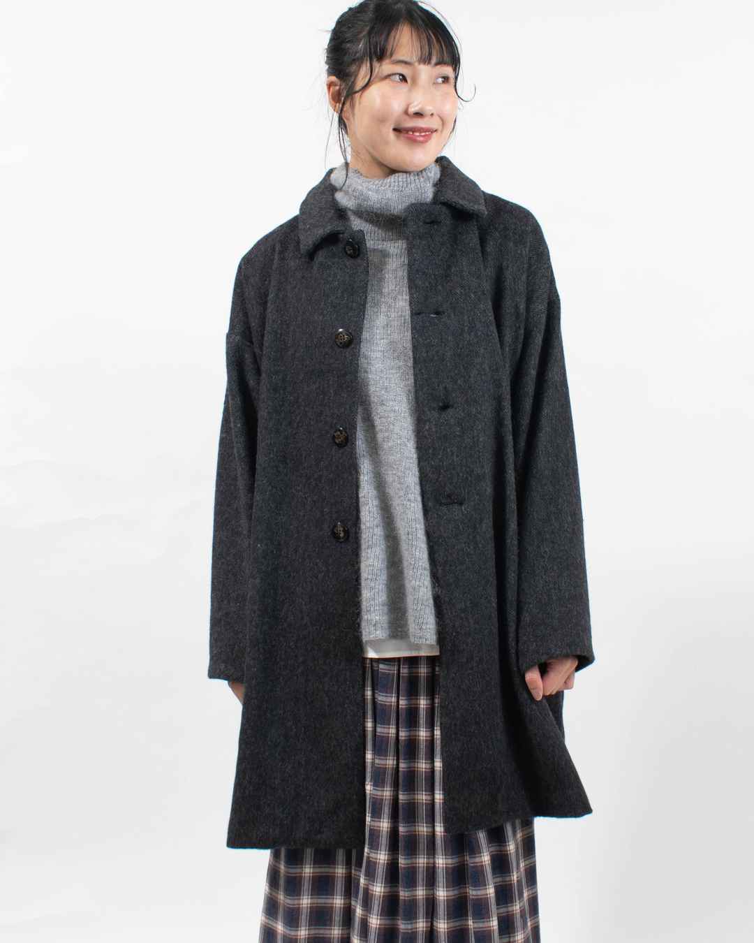 YARRA　エコウールミドル丈コート 正規通販】YARRA/ヤラ エコウールミドル丈コート | Vanilla